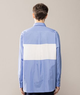 JOSEPH HOMME オックス　レギュラーカラー　シャツ スカイブルー系