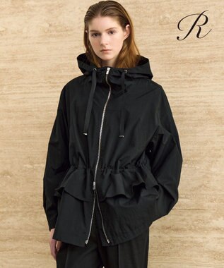 23区 【R(アール)】ナイロンライトワッシャー ペプラム ブルゾン