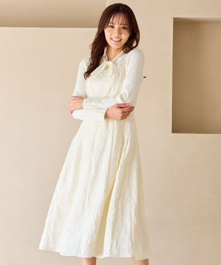 Feroux 【先行予約】ジャガードキャミ ワンピース