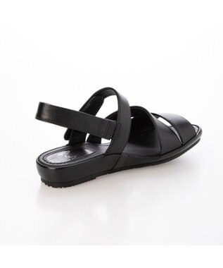 ing <ing>【WEB限定】ベルトデザインサンダル ブラック