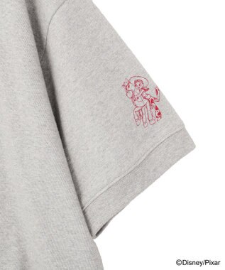 Green Parks トイストーリー／スウェット風ロゴＴシャツ Gray Mixture