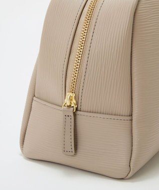 TOPKAPI 【Breath TOPKAPI】RIPPLE リプル ワイド ボストンバッグ チャーム付き ライトトープ