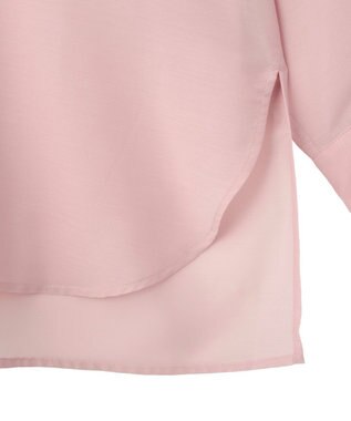 YECCA VECCA バック釦シアーシャツ Pink