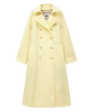 DAKS ロングトレンチコート(ライナーキルト付き) ライトイエロー