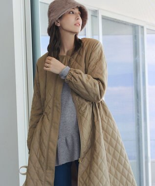 Tiaclasse 【洗える】ななめフリルニットプルオーバー チャコールグレー