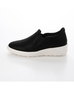 Riz raffinee <Riz raffinee>ヒールアップスリッポンスニーカー ブラックメタリック