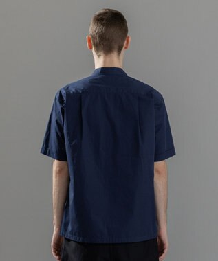 JOSEPH HOMME 新柄【洗える】メキシカンエンブロイダリー　オープンカラー半袖シャツ ネイビー系5