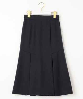 ANY SIS 【洗える】タックマーメイド スカート ネイビー