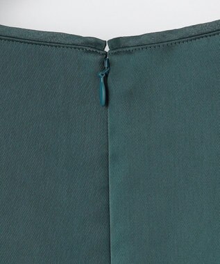 ANY SIS 【洗える】シフォンスリーブサック ドレス グリーン