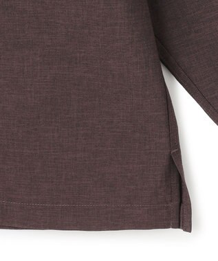 UNFILO MENS TENNEN TOUCH シャツアウター[23年春夏商品] ブラウン