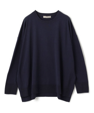UNFILO マイビューティニット クルーネック ネイビー