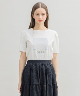 TOCCA 【洗える】LOVE YOURSELF TEE Tシャツ ホワイト系