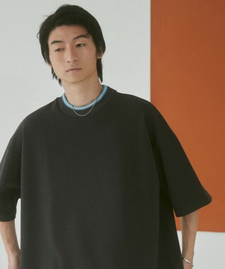 WEGO 【LUCY】ネックジャガードT（S） ダークグレー