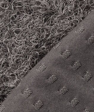 BEIGE， LYCORIS / カットフリンジ Vネックニット Gray