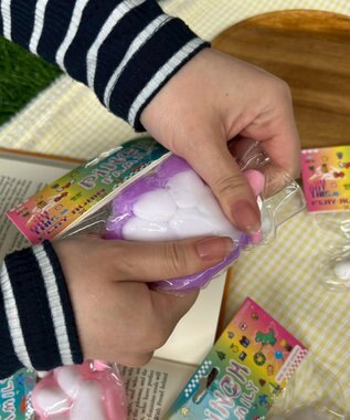 WEGO むにむに肉球スクイーズ パープル