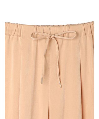 Green Parks つやサテンイージーパンツ Salmon Pink