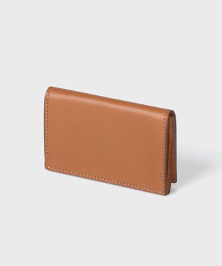 Paul Smith ベジタンストライプトリム 名刺入れ キャメル