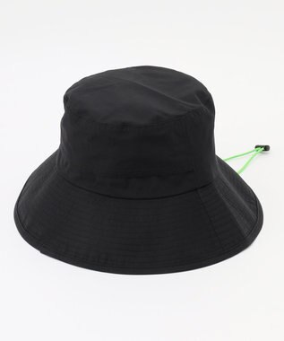 PW CIRCULUS 【耐水圧11000mm  / レイン対応】【UNISEX】NEW！レイン バケットハット  ゴルフ ブラック系