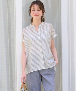  【洗える】スキッパーイージー シャツ