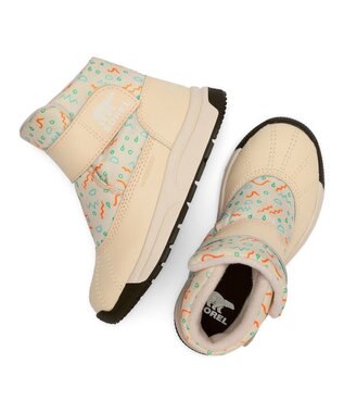 SOREL SOREL/ 【KIDS】チルドレンズ ウィットニー3 ストラップ ミッドウォータープルーフ /ソレル Snow、 Honey White