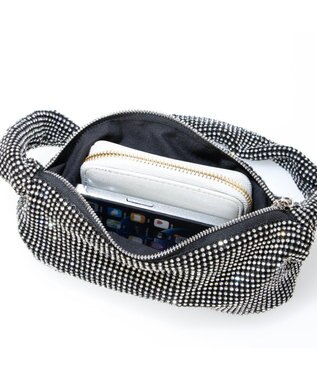 UNBILLION カシュカシュ cachecache / メタルメッシュミニバッグﾞ ブラック