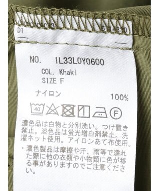 earth music&ecology スタンドフリルミリタリーブルゾン Khaki