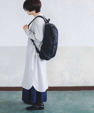 YUSHI RiVER - BACKPACK バックパック シワ加工 ブラック