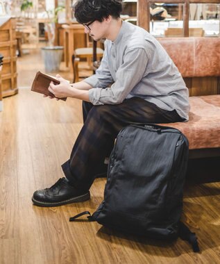 YUSHI RiVER - BACKPACK バックパック シワ加工 ブラック