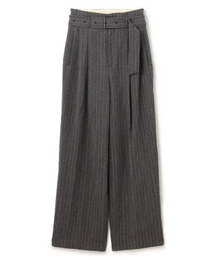 BEIGE， TURENNE / ワイドパンツ Gray×Camel line