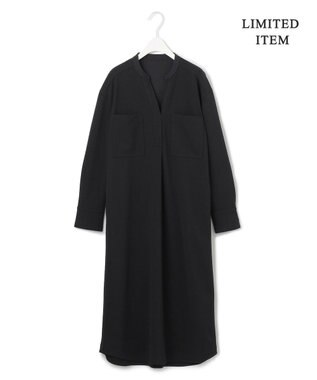 ICB 【WEB限定・洗える】アムンゼンジャージー ワンピース ブラック系