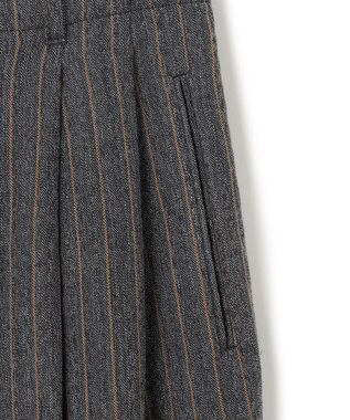 BEIGE， TURENNE / ワイドパンツ Gray×Camel line