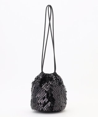 ICB スパンコールバッグ ブラック