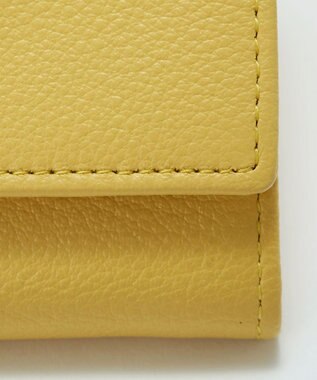 TOPKAPI 【TREASURE TOPKAPI】ソフトレザー ベルトデザイン 三つ折り財布　 イエロー