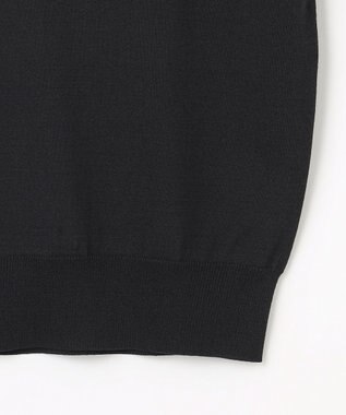 組曲 S 【WEB限定】ビジューパフスリーブ ニット ブラック系