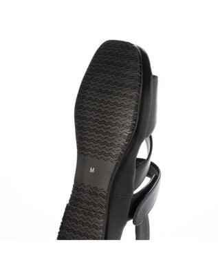 ing <ing>【WEB限定】ベルトデザインサンダル ブラック