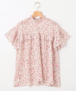 組曲 【WEB限定・2SET】フラワープリントアンサンブルニット ピンク系