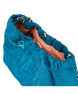 tsumori chisato CARRY なみねこししゅう ショルダーバッグ グリーン