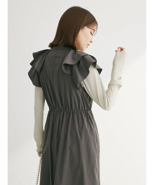 Green Parks ・ＳＵＧＡＲ　ＳＰＯＯＮ　ラッフルＺＩＰジャンスカ Charcoal Gray