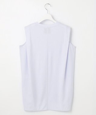 UNFILO 冷感UVケアノースリカットソー スカイブルー系