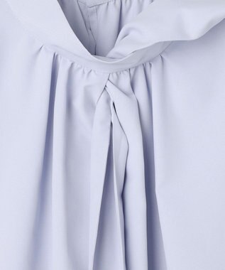 ANY SIS L 【2WAY】リボンギャザー ブラウス スカイブルー系