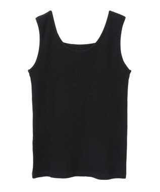 Green Parks 前後２Ｗａｙ　リブタンクトップ Black