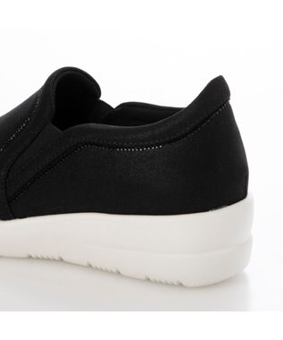 Riz raffinee <Riz raffinee>ヒールアップスリッポンスニーカー ブラックメタリック