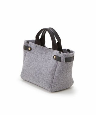 TOPKAPI 【TREASURE TOPKAPI】イタリアンフェルト サイドベルト トートバッグ グレー