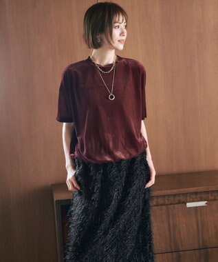 自由区 ダブルチェーンリング ネックレス マットゴールド