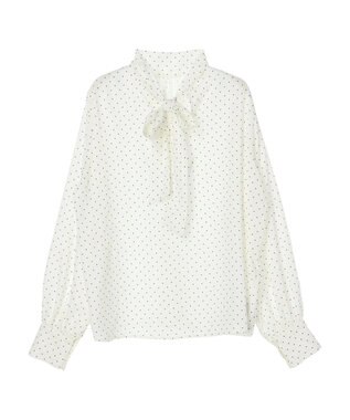 earth music&ecology ２ＷＡＹボウタイブラウス Ivory