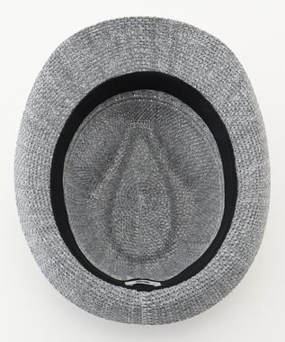 JOSEPH ABBOUD 【洗える・サイズ調整可】ウォッシャブルヘリンボーン ハット ライトグレー系