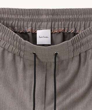 Paul Smith ウールフランネル ワイドパンツ グレイッシュベージュ