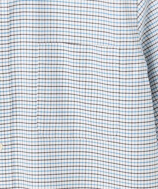 J.PRESS MEN 【WEB・一部店舗限定】タッタソール 半袖シャツ/B.D ターコイズブルー系3