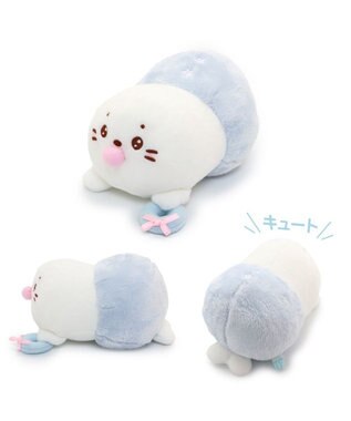 Mother garden しろたん ベビー ちびマスコット 《単品》 水色ハイハイ