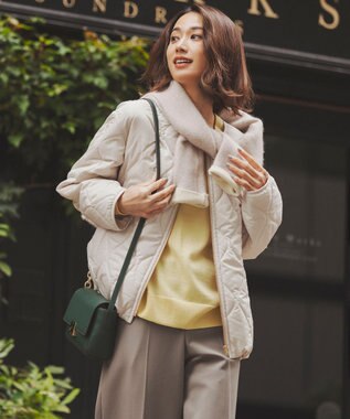 23区 【CLASSY.1月号掲載】スクエアキー ミニ ショルダーバッグ ダークグリーン系